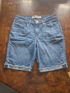 Signature by Levi Strauss Light Blue Denim Bermuda Shorts